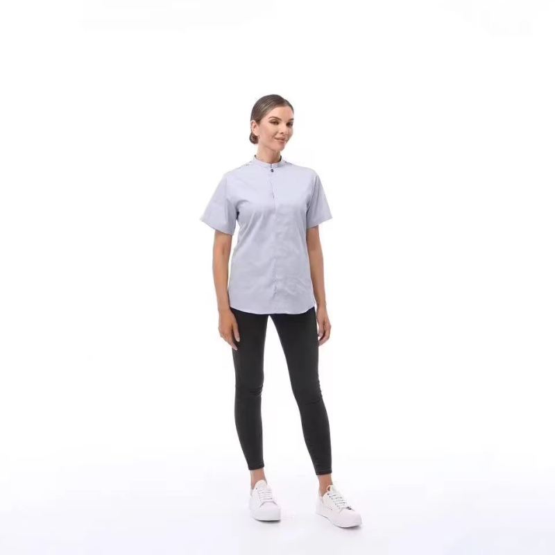 Set uniforme za kafić — košulje s dugim i kratkim rukavima, prozračne