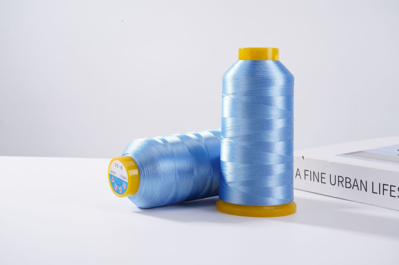 Hongtai 108D/2‑fir de cusut cu două fire, înaltă rezistență, pentru cort pagoda, jachete și tapițerie canapea (poliestru lucios)