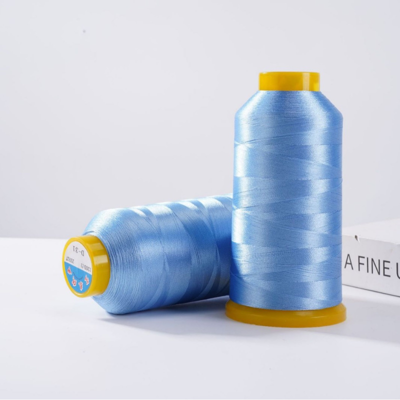 Hongtai 108D/2‑fir de cusut cu două fire, înaltă rezistență, pentru cort pagoda, jachete și tapițerie canapea (poliestru lucios)