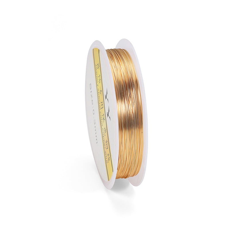 Bakrena žica za oblikovanje nakita u starinskom stilu, 0.2–1 mm, žica s očuvanjem boje za ručne radionice