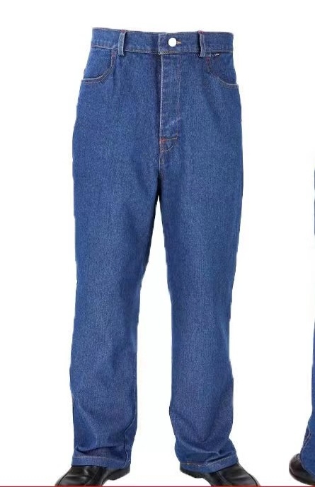 Denim radna odjeća za proljeće-jesen s reflektirajućim trakama, izdržljiva i otporno na mrlje.