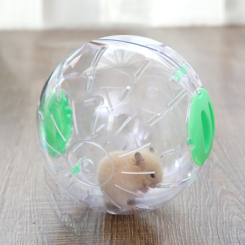 Hamster kugla za trčanje s dodacima za kotač i vanjskom svijetlećom kuglom