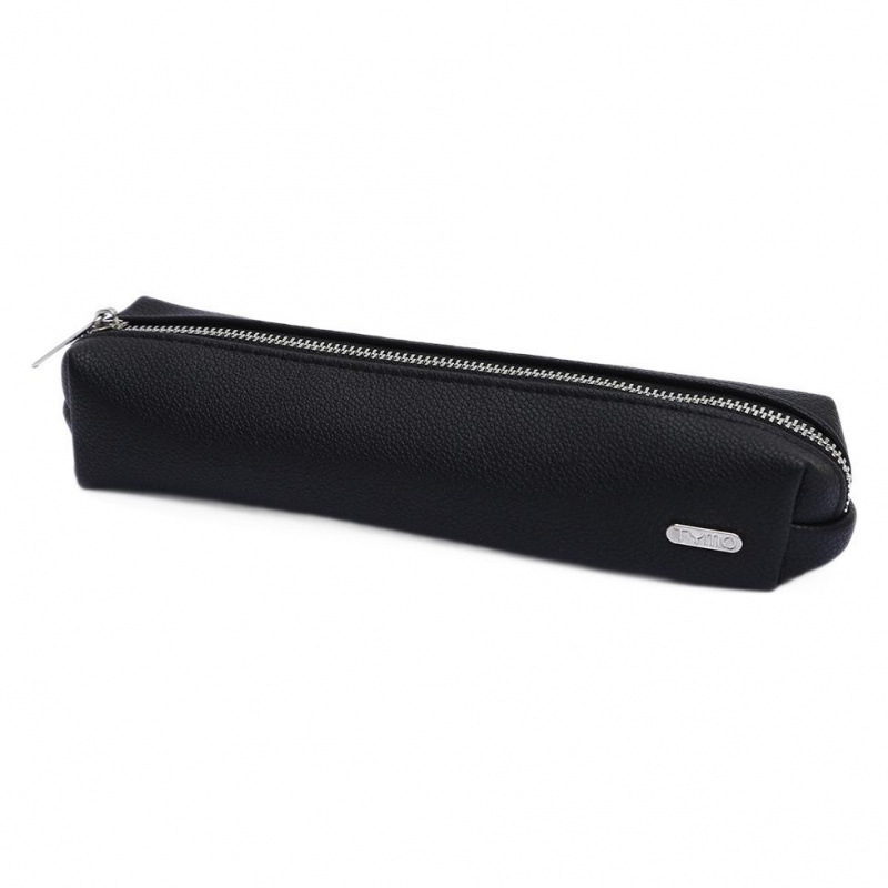 Penar din piele PU pentru elevi, design minimalist, culoare solidă, organizator portabil pentru rechizite