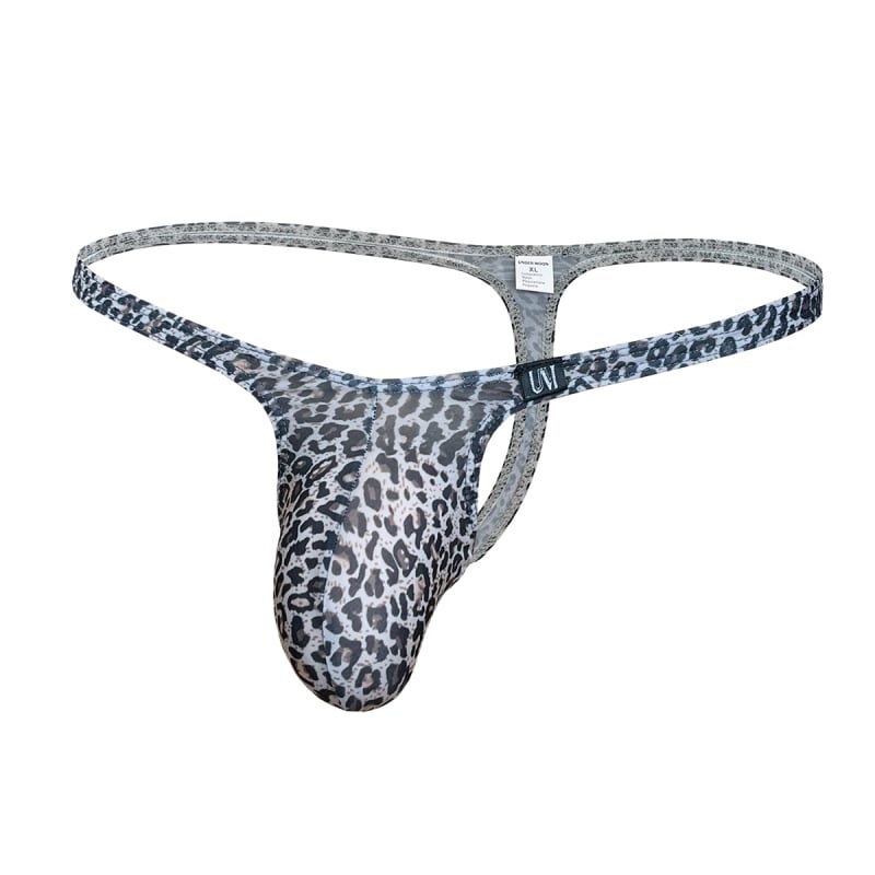 Muške tangice s leopard uzorkom od ice silk 0015