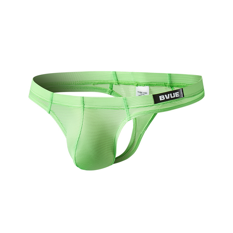 Muški seksi thong s U oblike, od ice silk tkanine, niski struk, otvorenih leđa