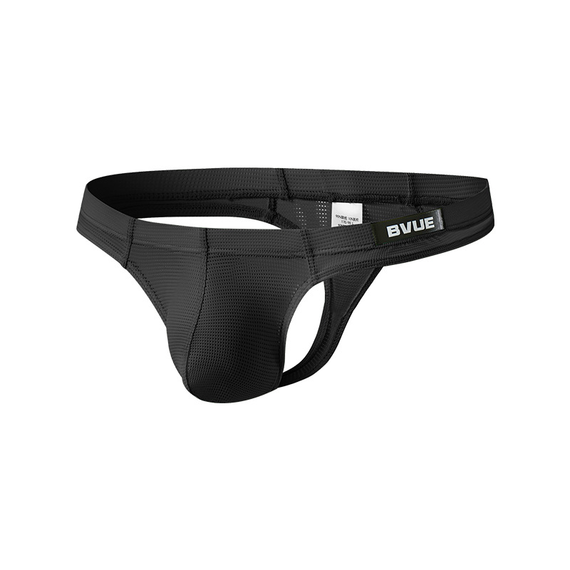 Muški seksi thong s U oblike, od ice silk tkanine, niski struk, otvorenih leđa