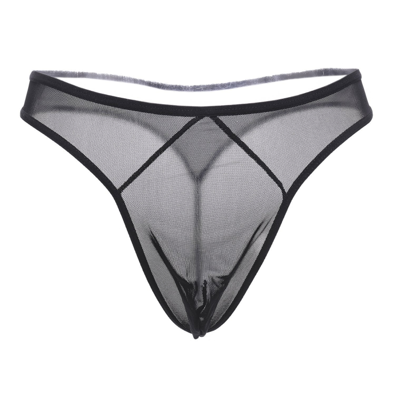 Muške mrežaste tanga gaćice, izuzetno tanke, U-oblik dizajn, seksi donje rublje, model 2011