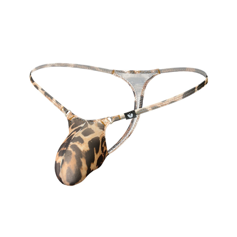 Muške tange s leopard uzorom, niski struk 0505-1