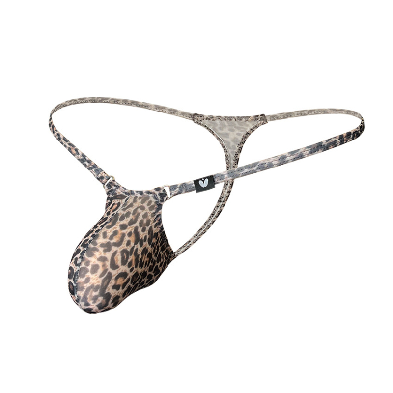 Muške tange s leopard uzorom, niski struk 0505-1