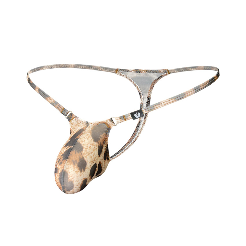 Muške tange s leopard uzorom, niski struk 0505-1