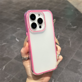Dvostruki matno prozirni zaštitni kućište za iPhone 16, otporno na padove