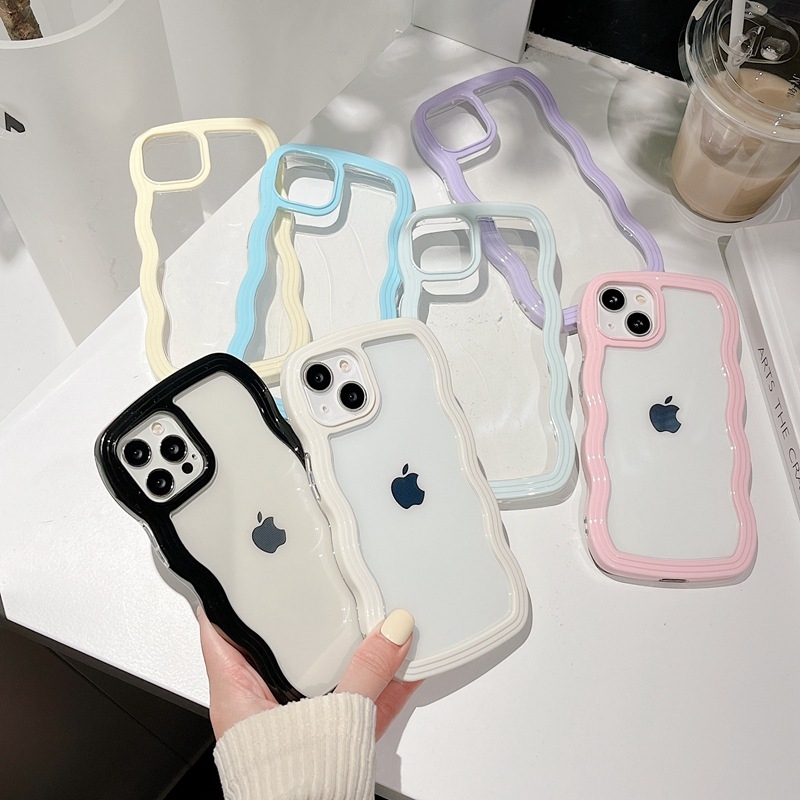 Carcasă Ins Wave Edge din PC pentru seria iPhone 11–14, 2-în-1, protecție împotriva șocurilor, disipare termică, uzură și amprente, culori candy