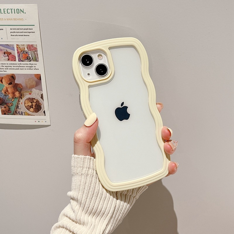 Carcasă Ins Wave Edge din PC pentru seria iPhone 11–14, 2-în-1, protecție împotriva șocurilor, disipare termică, uzură și amprente, culori candy