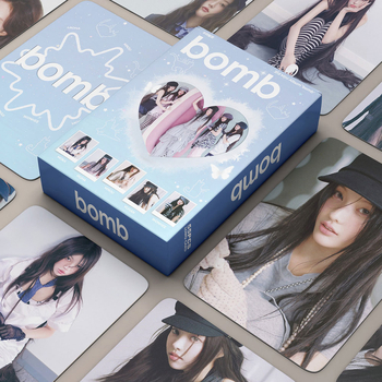 55 Illit carduri mici pentru K-pop: carduri foto de înaltă definiție pentru album și poster, set colecționabil DIY