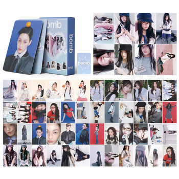 55 Illit carduri mici pentru K-pop: carduri foto de înaltă definiție pentru album și poster, set colecționabil DIY