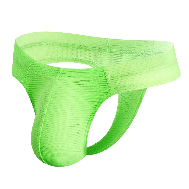 Muški tanga od mreže, prozračan, jednobojne boje, nizak struk, sportski stil