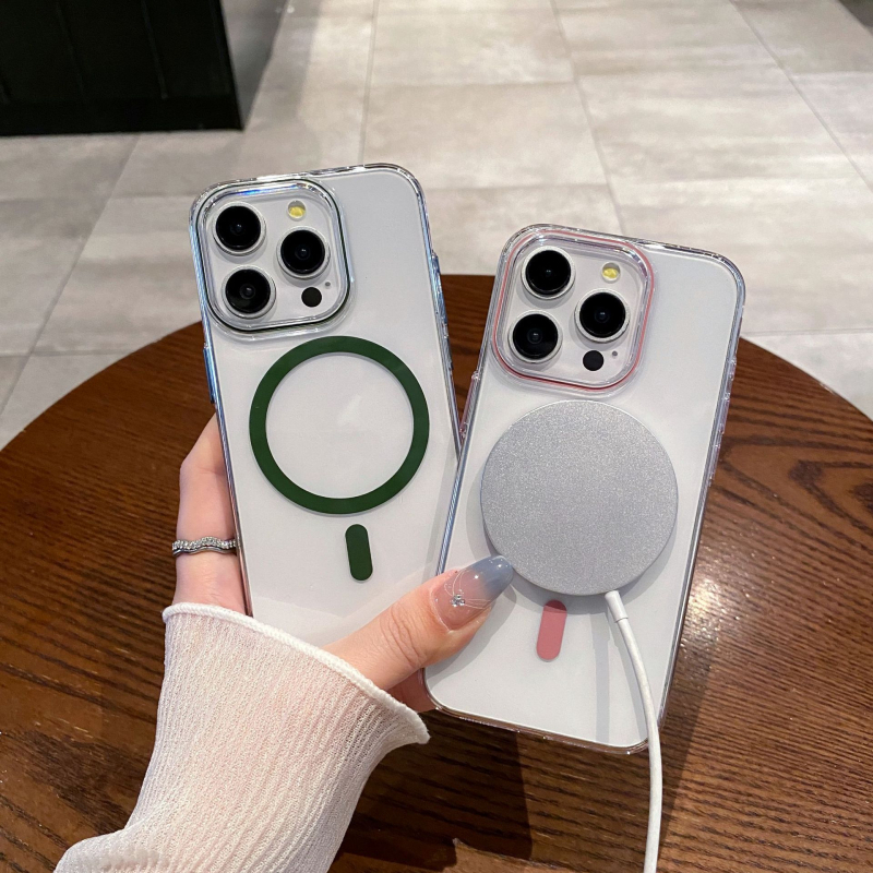 Kućište za iPhone 17 Pro Max, minimalističko, prozračno, ne žuti, magnetsko punjenje, otporno tvrdo kućište