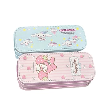 Colecție Sanrio de penare pentru rechizite, cu capacitate mare, versiune coreeană, pentru gimnaziu și liceu, penar multifuncțional elegant pentru fete