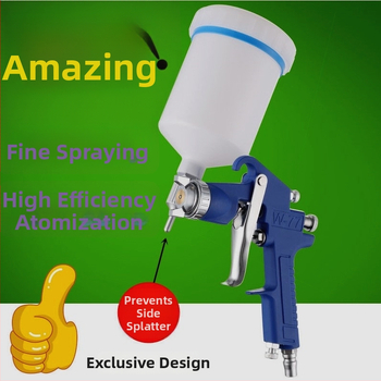 Pistol de pulverizare pneumatic W77 pentru plăci din oțel color, duză 3,5 mm pentru vopsele pe bază de apă