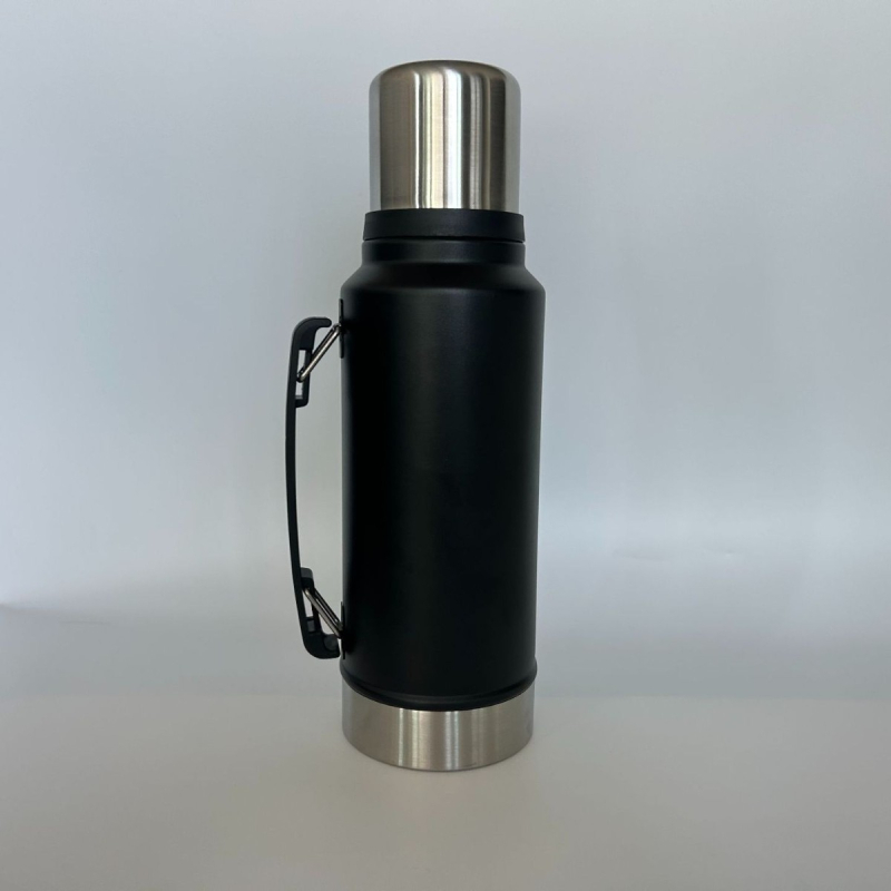 Termos din oțel inoxidabil 304, izolat, cu mâner, capacitate mare, pentru exterior