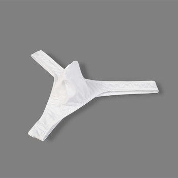 Muški thong s niskim strukom, jednobojno donje rublje, ice silk materijal