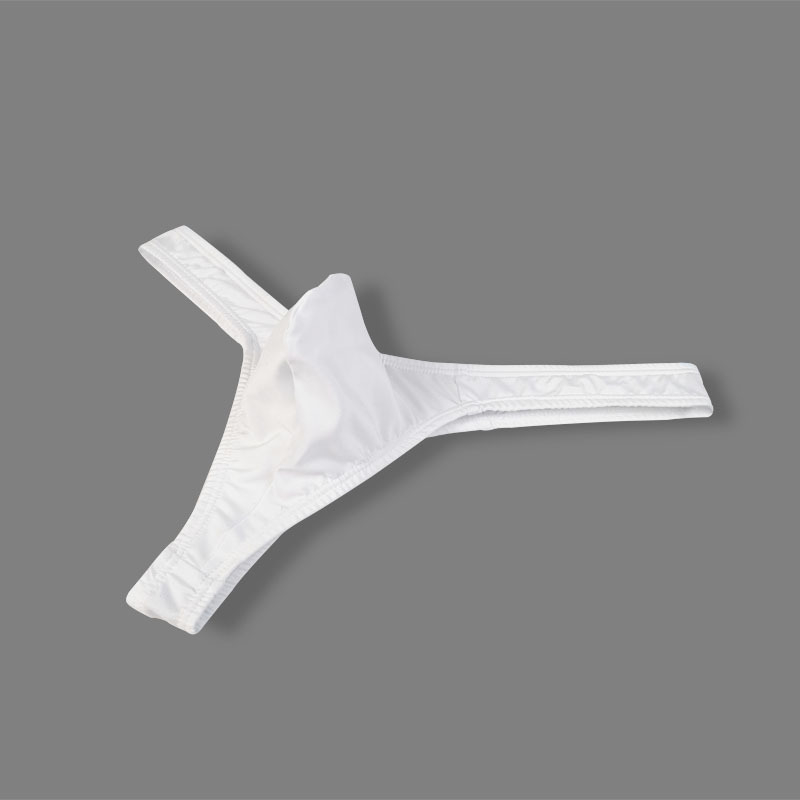 Muški thong s niskim strukom, jednobojno donje rublje, ice silk materijal