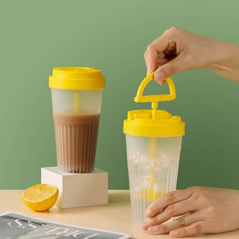 Cană shaker manuală cu amestec ciclonic pentru pudră de lapte de soia și pudră de proteine