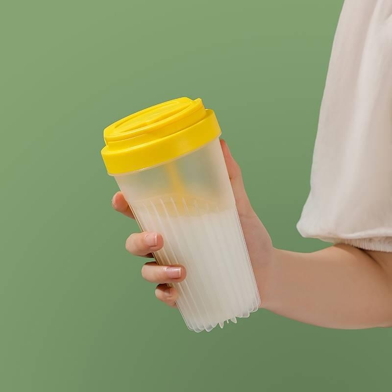 Cană shaker manuală cu amestec ciclonic pentru pudră de lapte de soia și pudră de proteine
