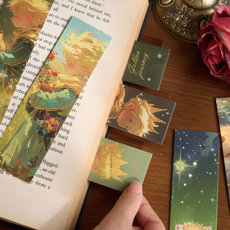 Semne de carte în cutie — seria Gentle Universe, ilustrații creative ale personajelor pentru elevi