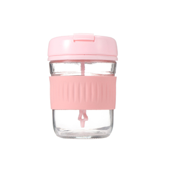 Shaker portabil pentru cafea și pudră de Lapte, corp din sticlă, mixer electric reîncărcabil, mâner ergonomic