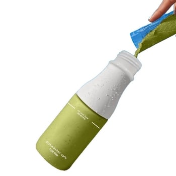 500 ml šejker za proteine, prenosna plastična boca za shake, Tritan, moderni minimalistički dizajn