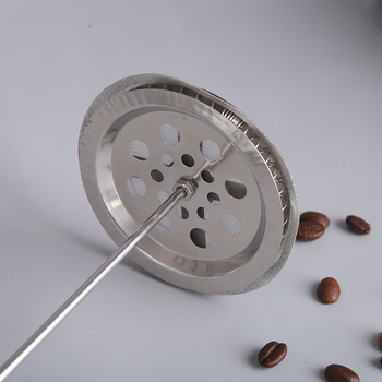 Cafetieră din oțel inoxidabil pentru preparare manuală a cafelei, corp din sticlă borosiliat, ceainic și presă franțuzească pentru ceai