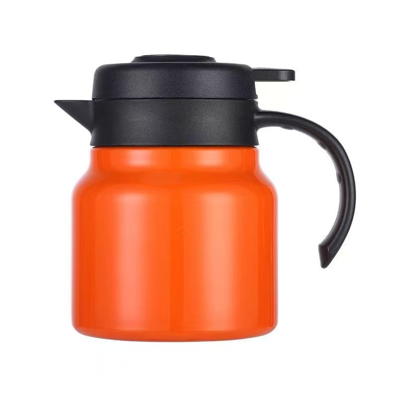 Nou design termos de cafea, capacitate mare, anti-arzire, oțel inox 316L, versiune cu logo cadou