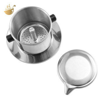 Cană de cafea din oțel inoxidabil 304, pereți groși, pentru uz casnic, cană pentru filtrarea cafelei
