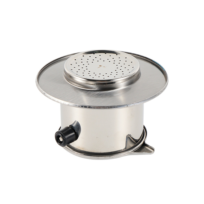 Cafetieră din oțel inoxidabil pentru cafea filtrată — pentru acasă și cafenea, design modern minimalist