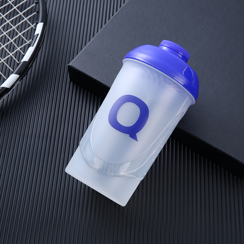 Shaker din plastic, 600 ml, modern pentru proteine și sport, imprimare logo