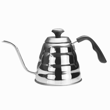 Ceainic pentru pour-over din oțel inoxidabil 304, gură îngustă și termometru