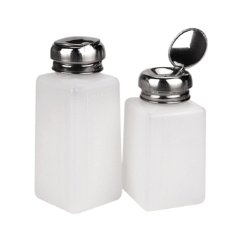 Recipient din aluminiu-plastic pentru alcool, cu capac și pompă, recipient industrial pentru solvenți, antistat