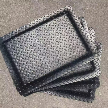 Covoră antifatigue anti-static pentru lucru în picioare în fabrici, culoare verde-negru, protecție a nucleului