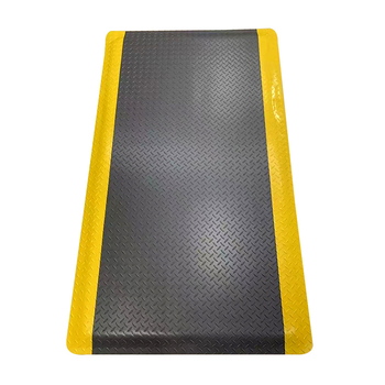 Covoră antifatigue anti-static pentru lucru în picioare în fabrici, culoare verde-negru, protecție a nucleului