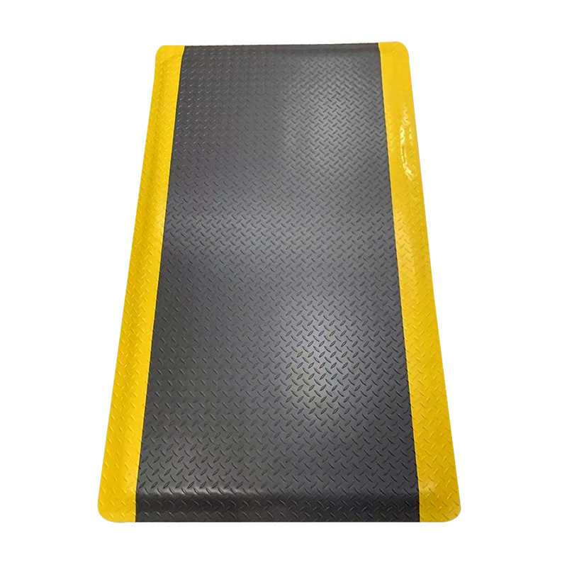Covoră antifatigue anti-static pentru lucru în picioare în fabrici, culoare verde-negru, protecție a nucleului