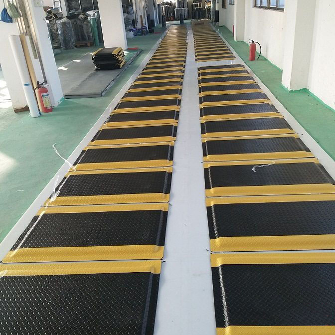 Covorașe antifatigue din cauciuc, antistatice, rezistente la uzură, pentru linia de producție a fabricii