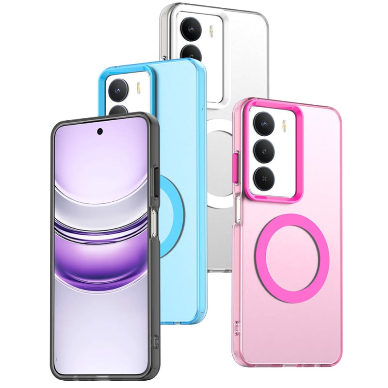 Realme 14X5G husă de protecție magnetică mată, anti-cădere, IMD proces, anti-amprentă