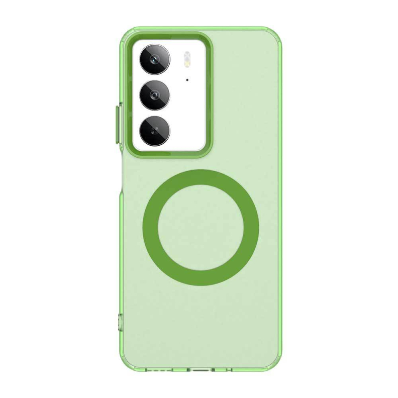 Realme 14X5G husă de protecție magnetică mată, anti-cădere, IMD proces, anti-amprentă