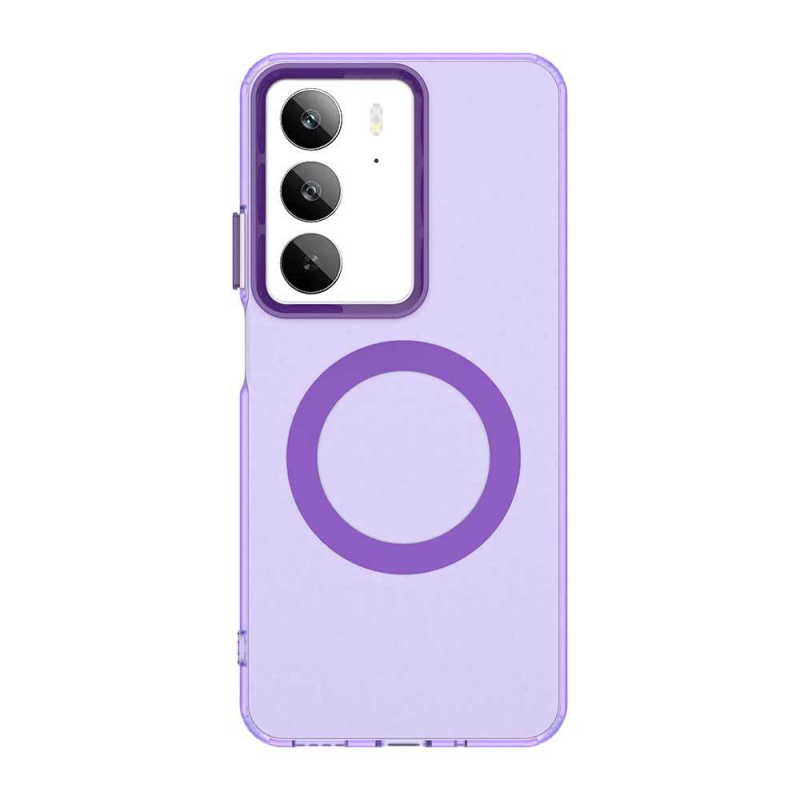 Realme 14X5G husă de protecție magnetică mată, anti-cădere, IMD proces, anti-amprentă