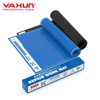 Yaxun Covoraș de reparare din silicon antistat, rezistent la temperaturi înalte, covoraș antiaderent pentru birou 60×35 cm