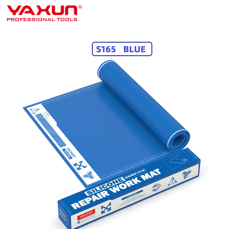 Yaxun Covoraș de reparare din silicon antistat, rezistent la temperaturi înalte, covoraș antiaderent pentru birou 60×35 cm
