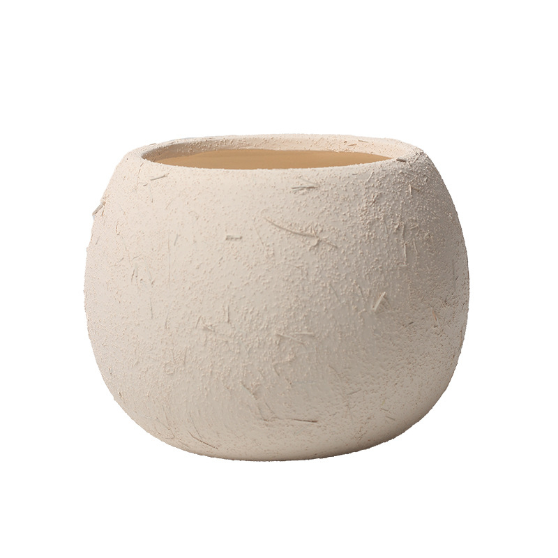 Ghivece ceramice colorate în stil nordic pentru interior cu plante artificiale, pothos și bonsai