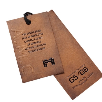 Design gratuit etichete din hârtie kraft pentru îmbrăcăminte și etichete informaționale despre produse