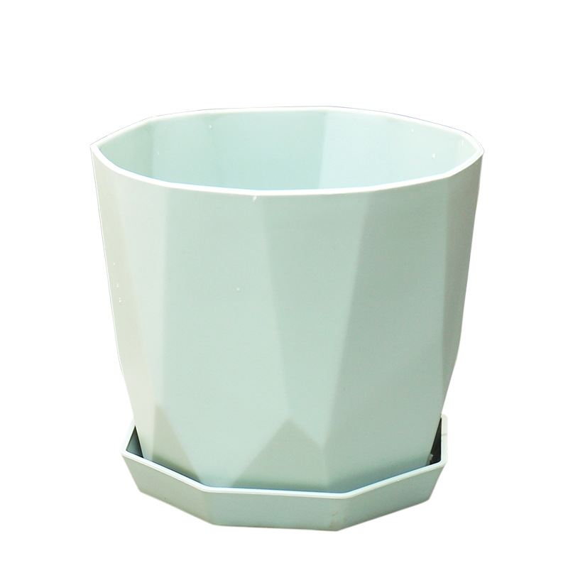 Ghiveci Nordic minimalist din rășină pentru suculente și Phalaenopsis, aspect ceramic, durabil